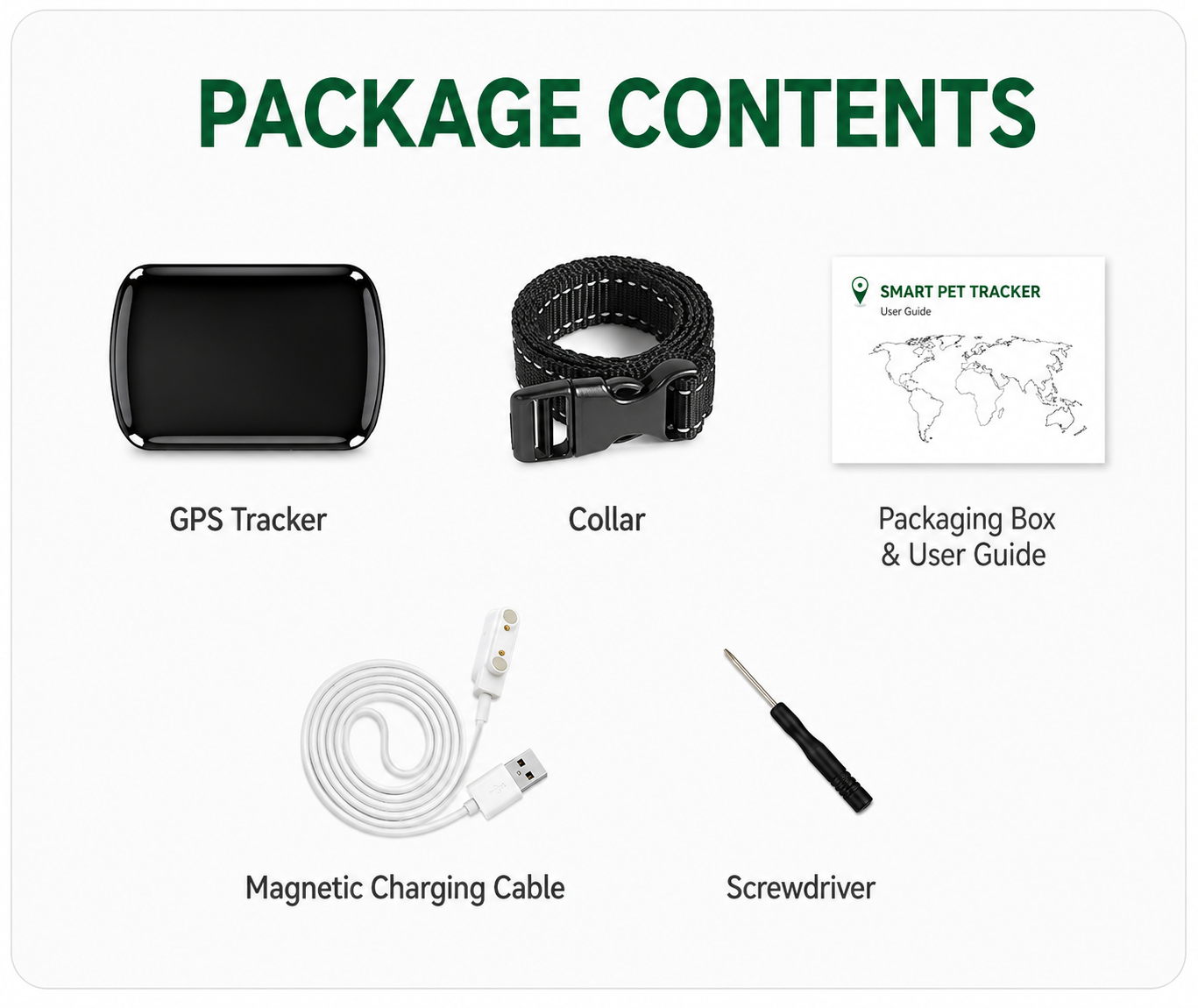 Dreamee™ Smart 4G GPS Pet Tracker for Dogs & Cats | Real-Time Location Tracking & Escape Alerts