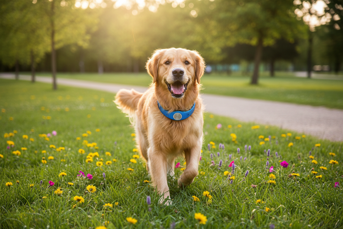 GPS pet tracker collar for dogs – real-time tracking and geo-fence alerts